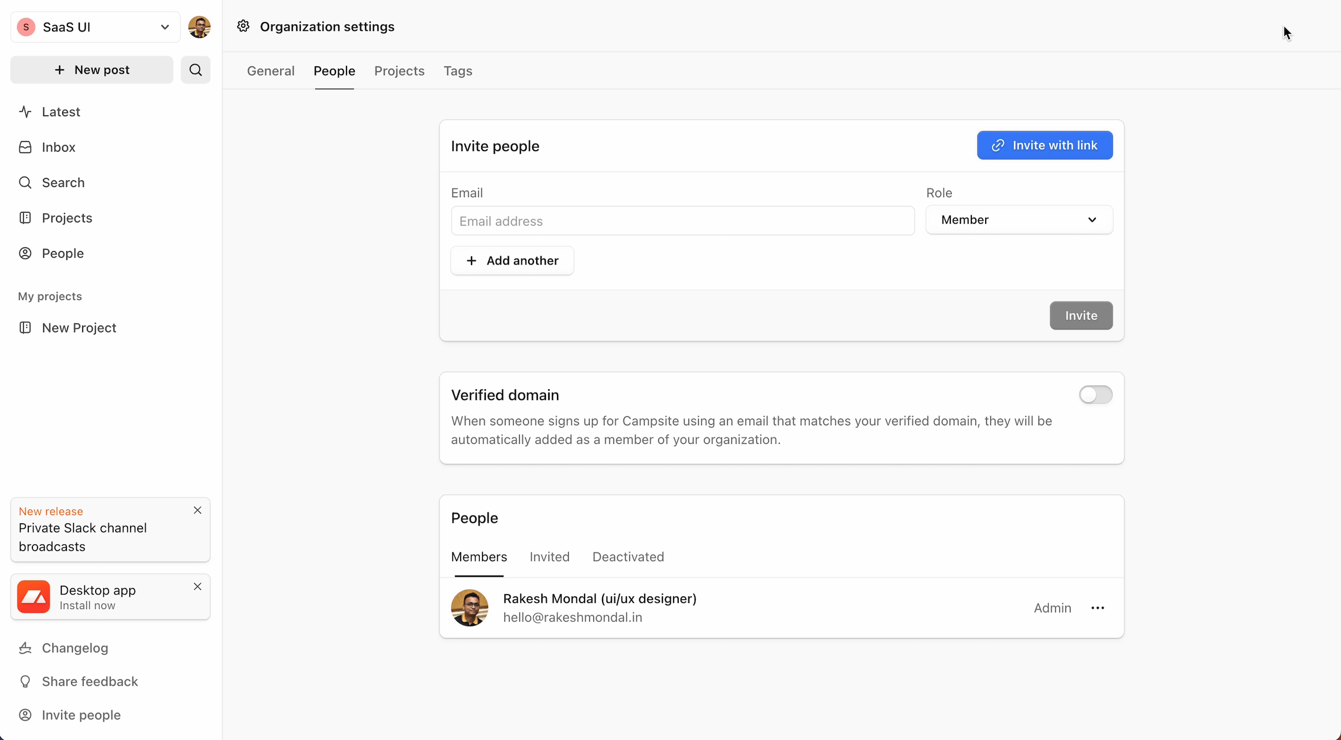 Campsite UI UX Design SaaS Application Design Saas Ui campsite-ui-ux-design-saas-application-design-saas-ui